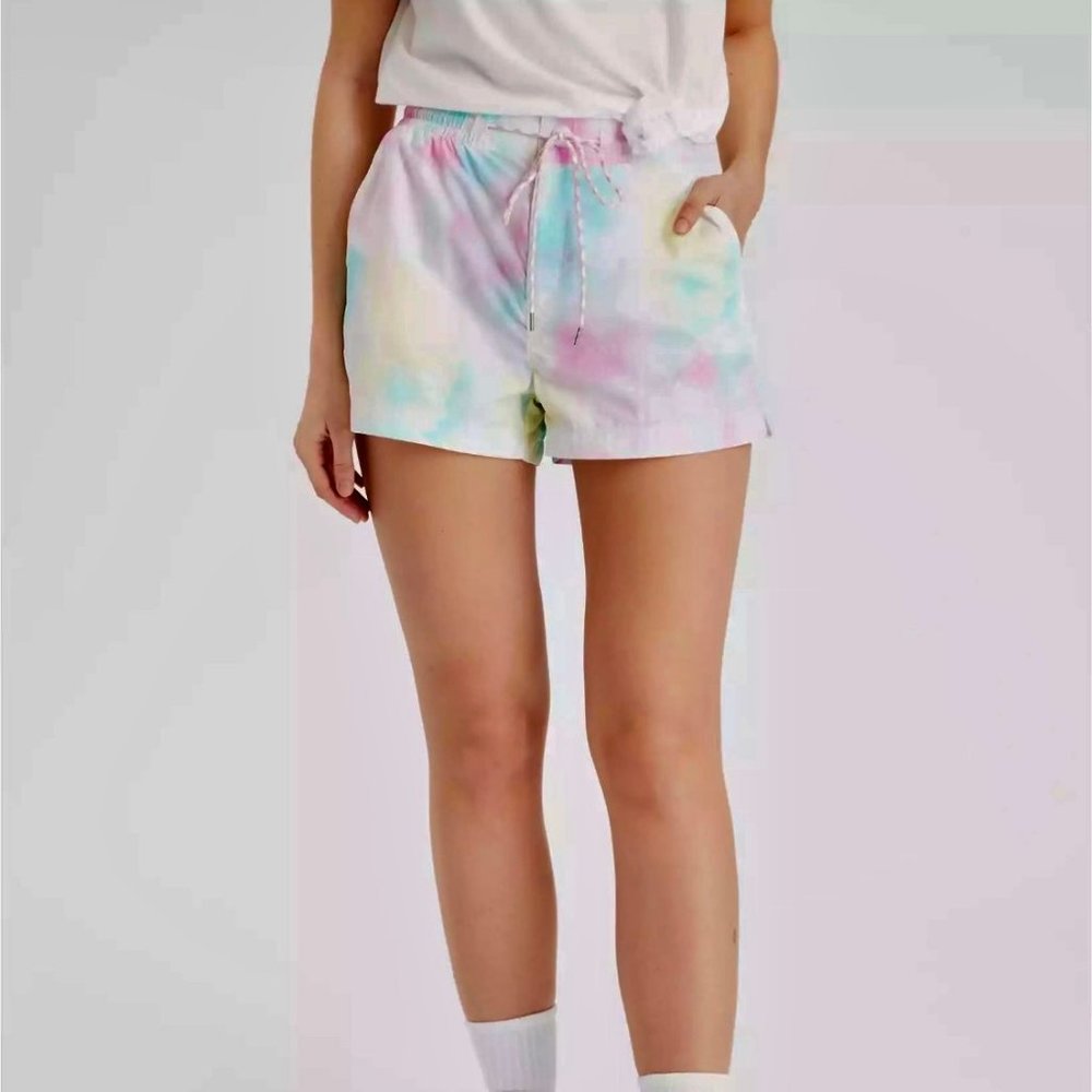 American Eagle AE High-Waisted Nylon Sport Short Tie Dye XS